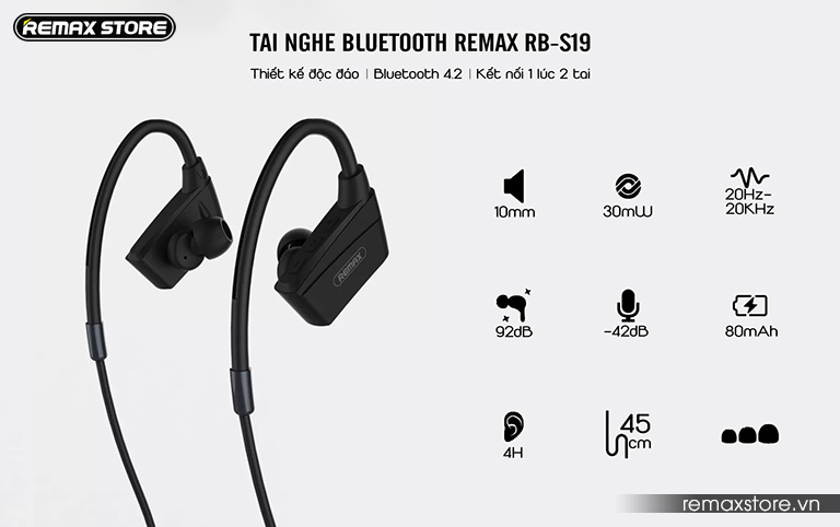 Tai nghe Bluetooth Remax RB-S19 - 1