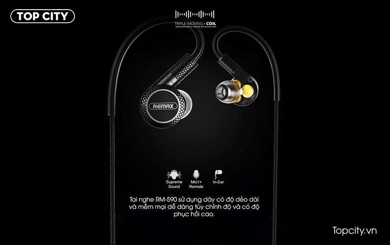 Tai nghe in-ear Remax RM-590 - 6