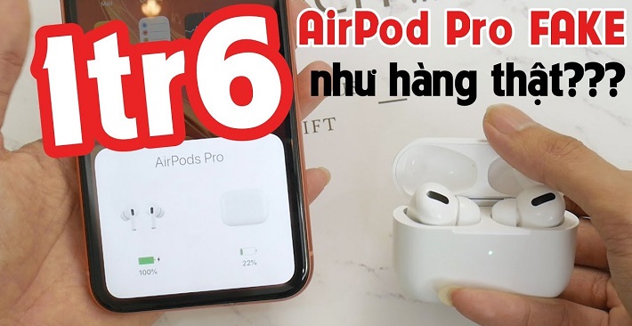 AirPod Pro fake y như hàng thật có giá 283 USD.