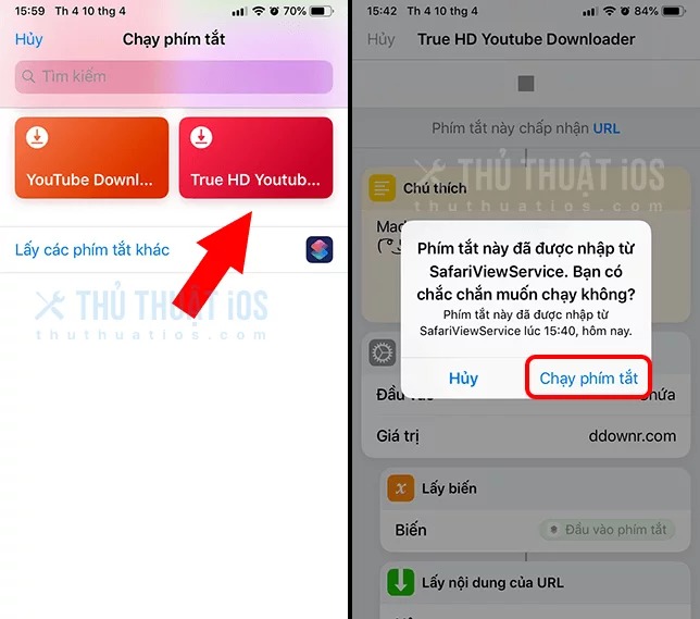 Hướng dẫn tải video chất lượng cao từ Youtube về iPhone đơn giản