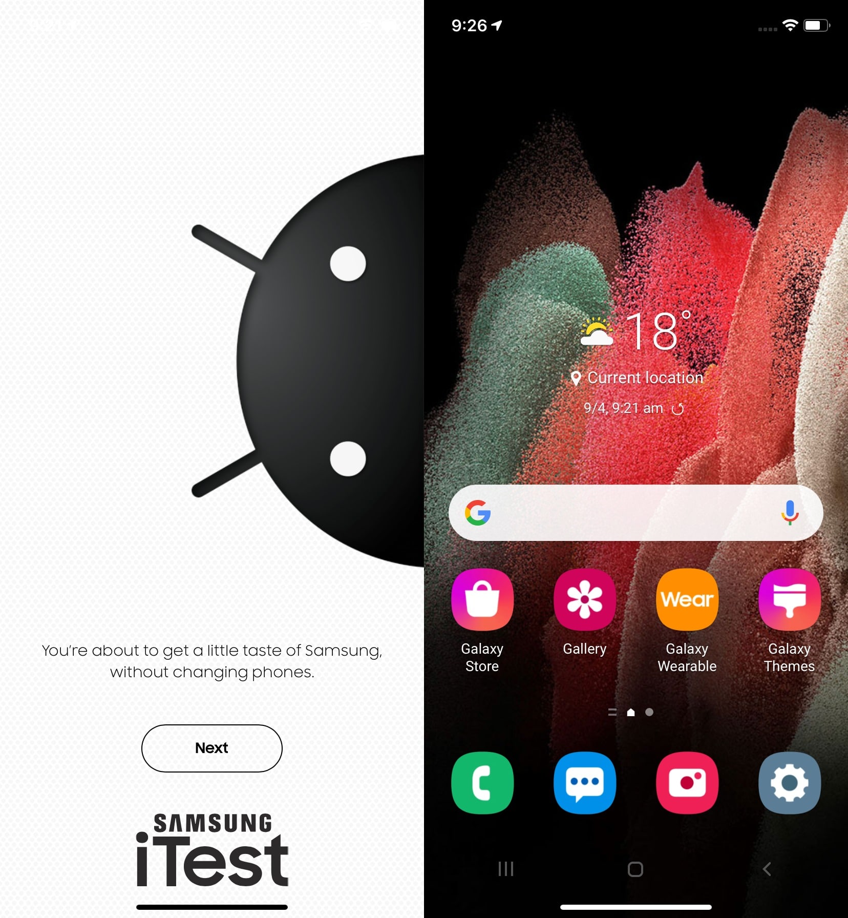 Ứng dụng iTest của Samsung biến iPhone của bạn thành Android 4
