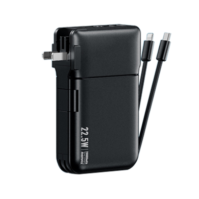 Củ sạc kiêm sạc dự phòng đa năng 20000mah 22.5W Remax RPP-267