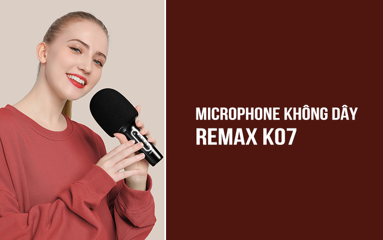 Microphone không dây Remax K07 1