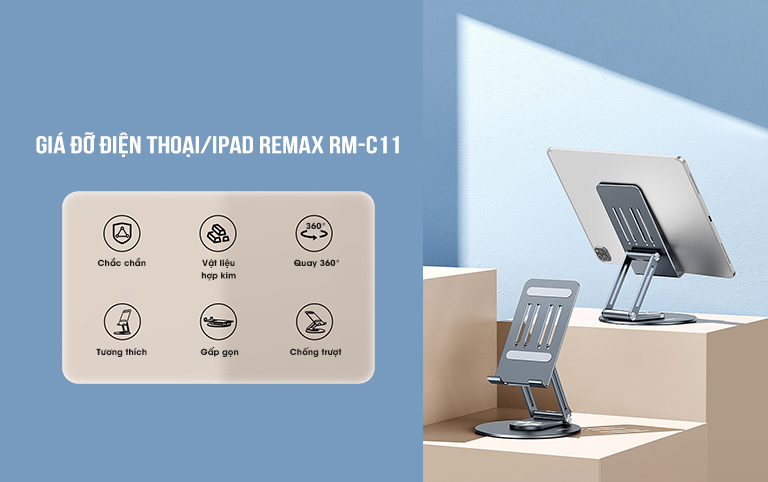 Giá đỡ điện thoại/Ipad Remax RM-C11 1