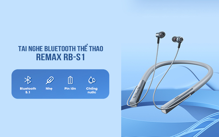 Tai nghe Bluetooth thể thao Remax RB-S1 1