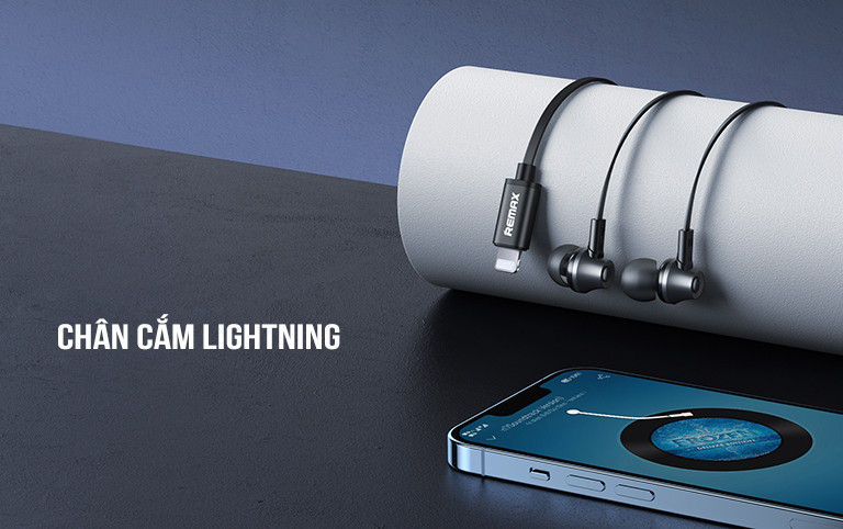 Tai nghe có dây chân Lightning Remax RM-610Di 3