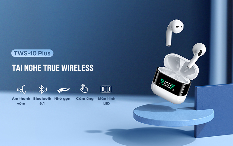 Tai nghe True Wireless Remax TWS-10 Plus 1