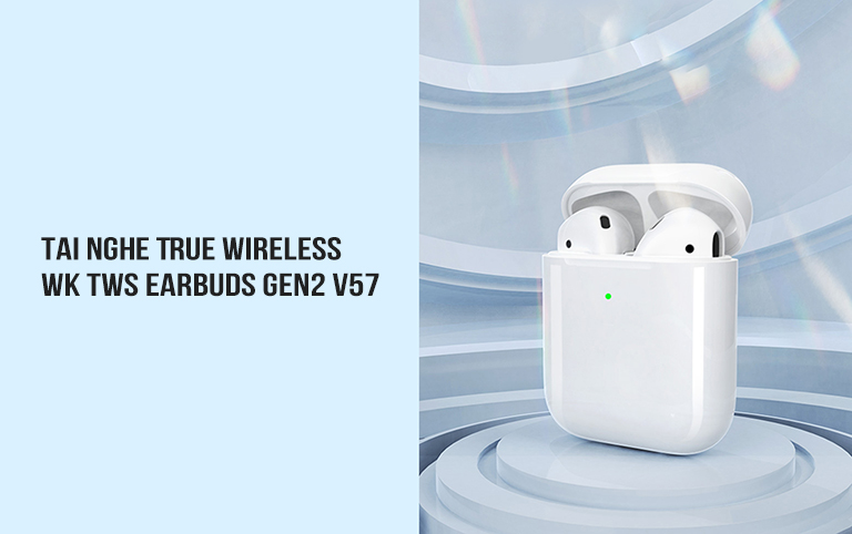 Tai nghe True Wireless WK TWS Earbuds Gen2 V57 1