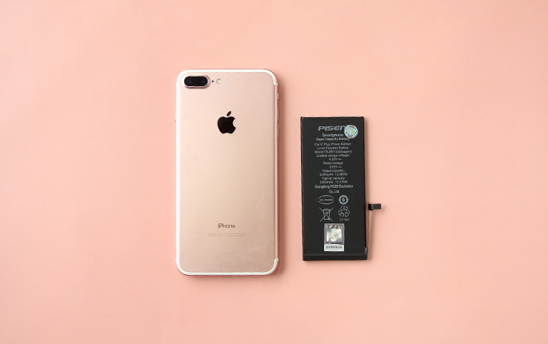 Thay pin iPhone 7 Plus Pisen dung lượng cao 3500mAh 2