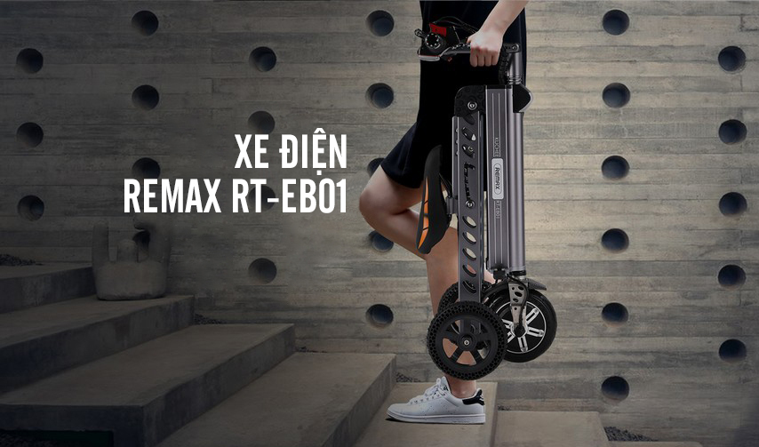 Xe điện gấp gọn cao cấp Remax RT-EB01 slide1