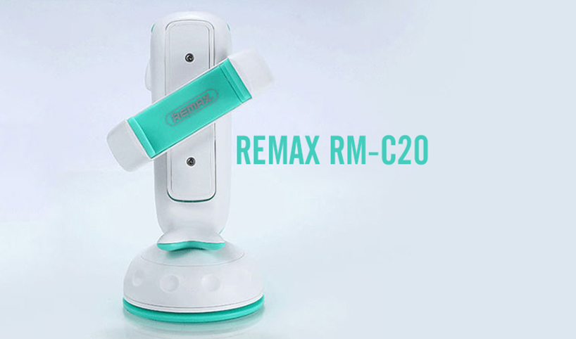 Giá đỡ điện thoại trên ô tô hình cá heo  Remax RM - C20 slide1