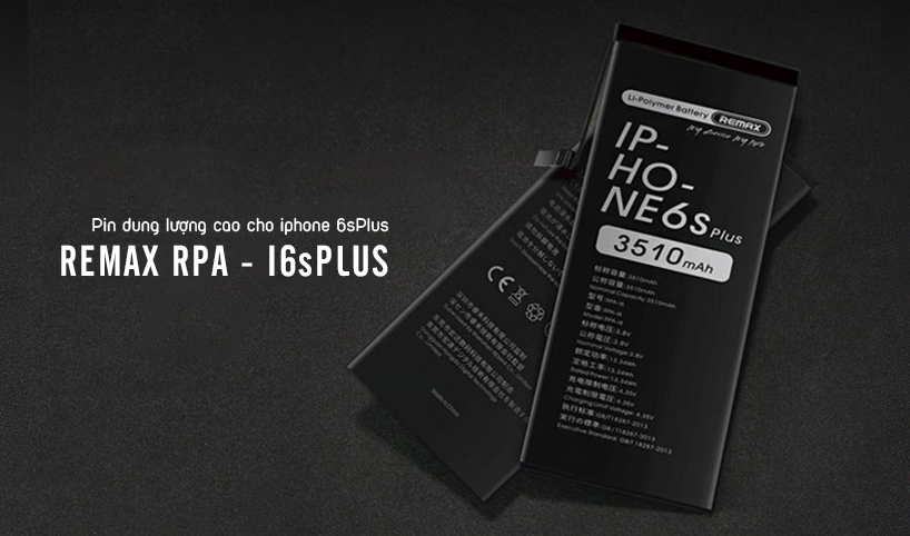 Thay Pin iPhone 6Plus dung lượng cao chính hãng Remax RPA-i6
