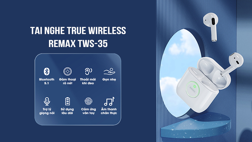 Tai nghe True Wireless Remax TWS-35