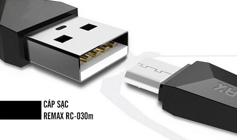 Cáp sạc micro USB hình thoi Remax RC - 030m slide1
