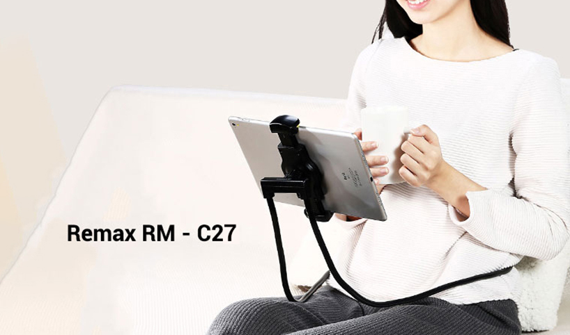 Giá đỡ iPad máy tính bảng xoay 360 Remax RM - C27 slide1